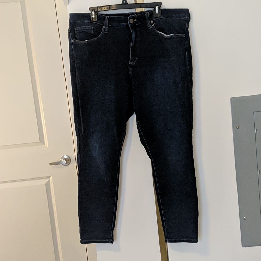 Dark Wash Blue Jeggings
